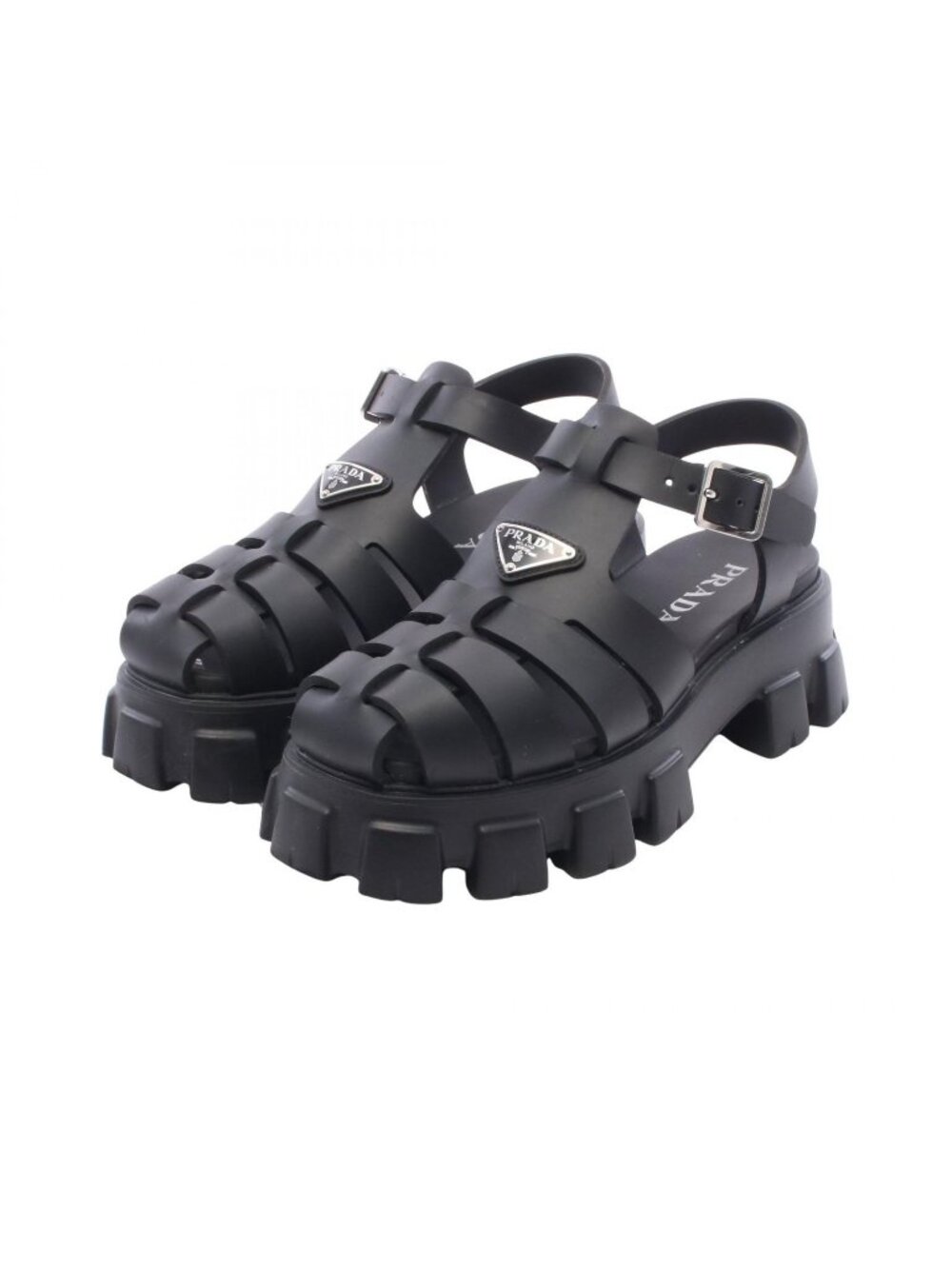 Prada Sandals Monolith Black